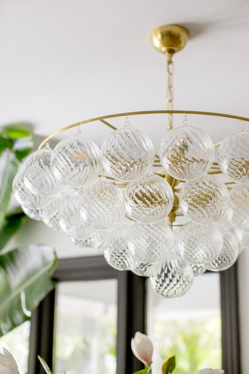 Champagne Glass Chandelier — Chandelier | Maison Monashee — view 5