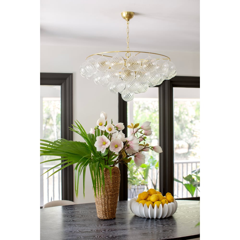 Champagne Glass Chandelier — Chandelier | Maison Monashee — view 12