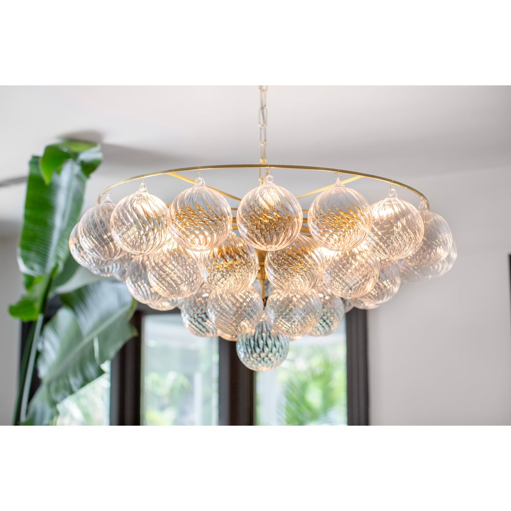 Champagne Glass Chandelier — Chandelier | Maison Monashee — view 16