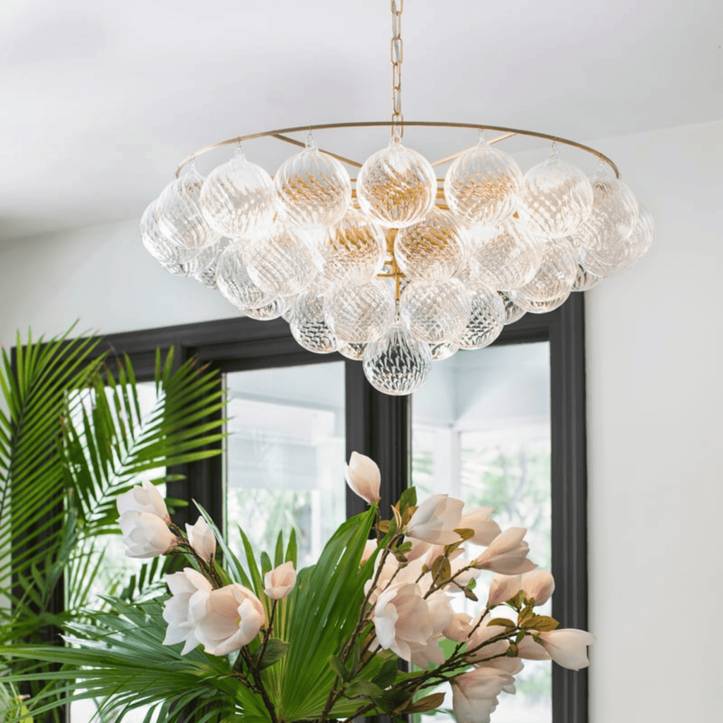 Champagne Glass Chandelier — Chandelier | Maison Monashee — view 2