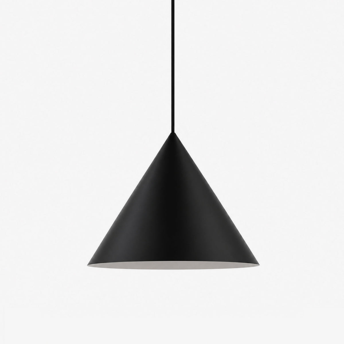 White Cone Pendant Light — Pendant Light | Maison Monashee — view 7