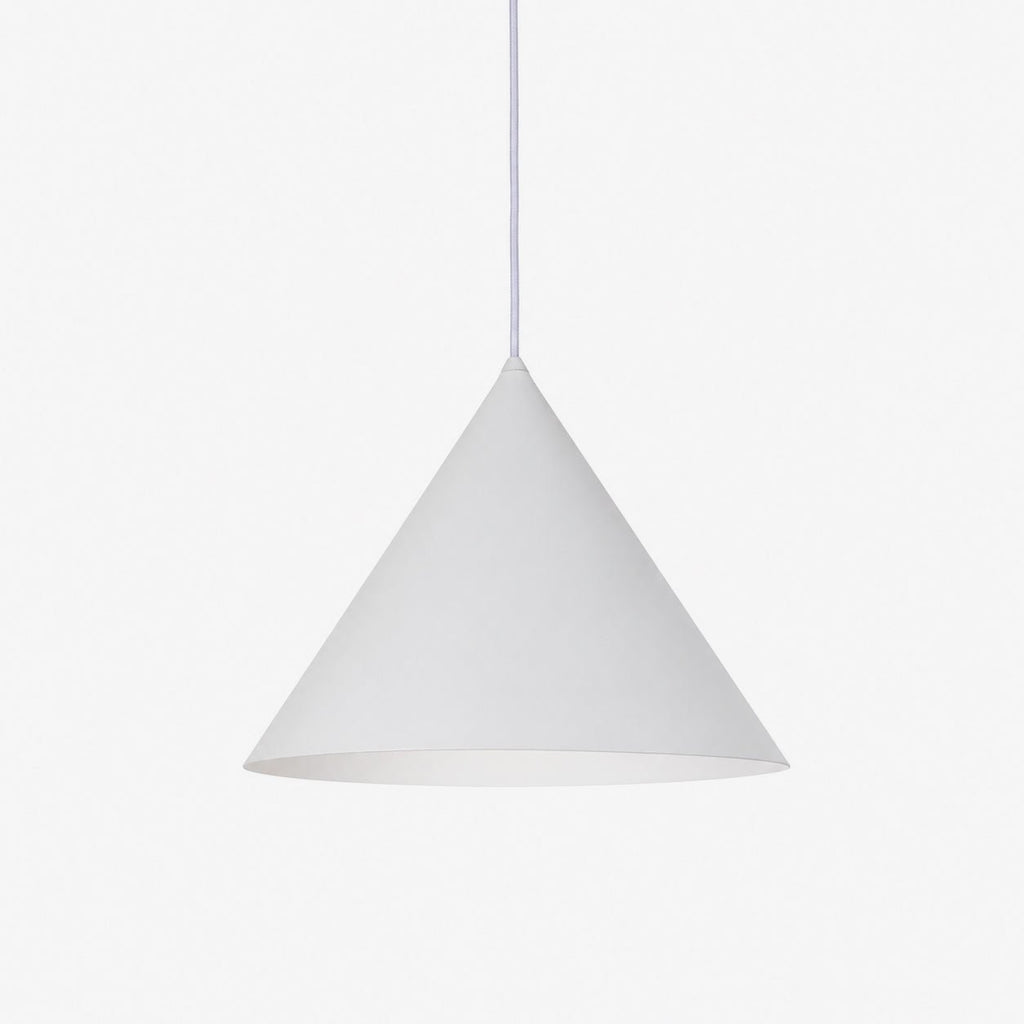White Cone Pendant Light — Pendant Light | Maison Monashee — view 8