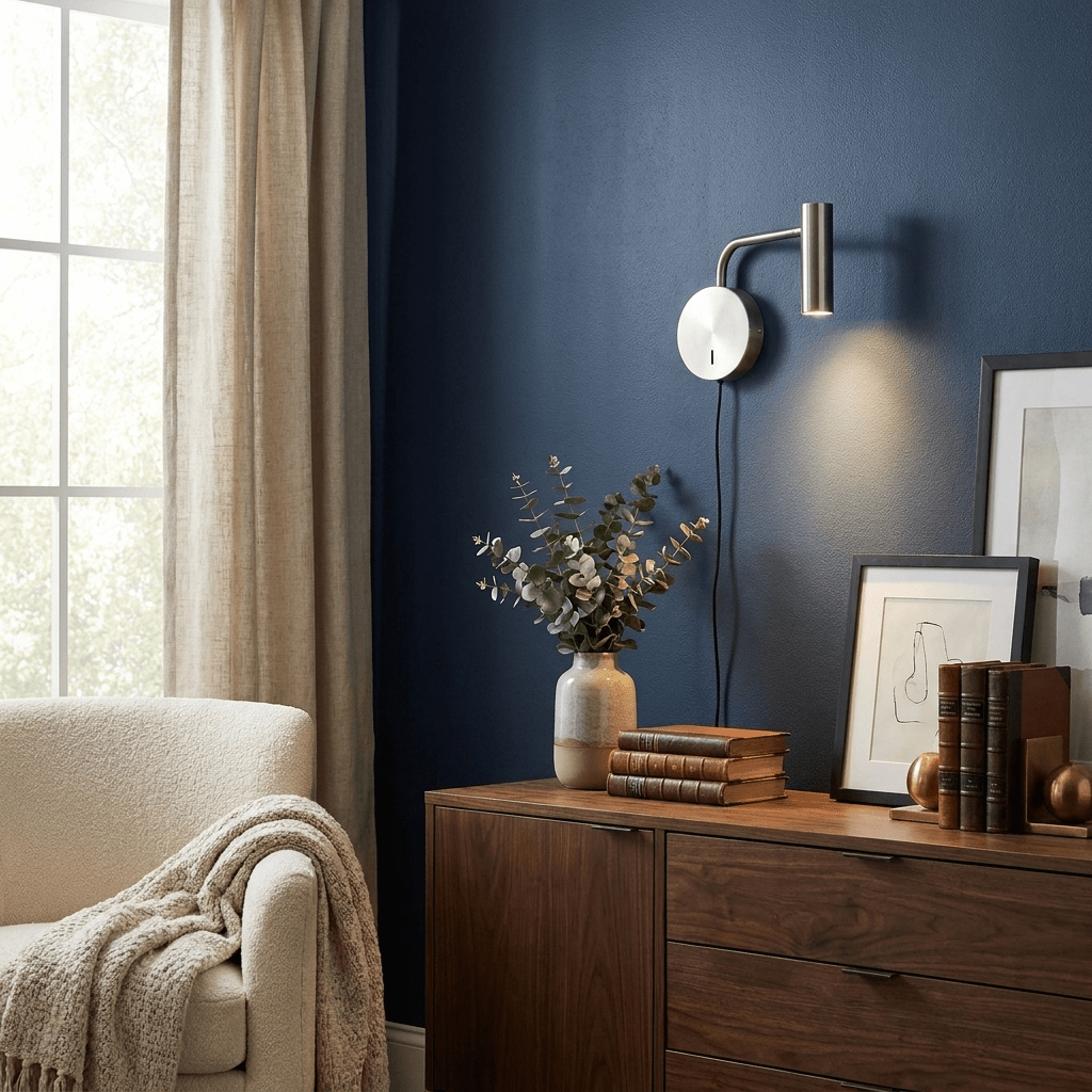 Black Round Wall Sconce — Wall Sconce | Maison Monashee — view 9