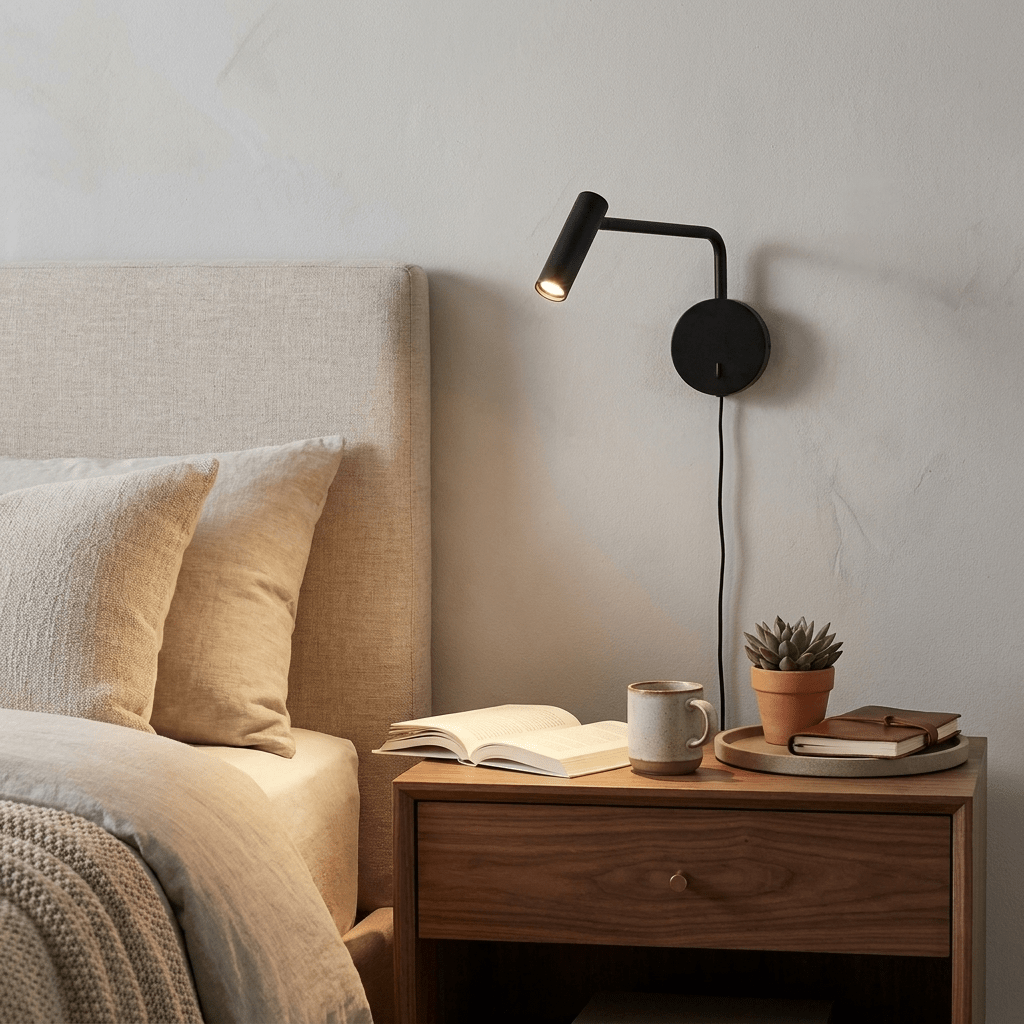 Black Round Wall Sconce — Wall Sconce | Maison Monashee — view 2