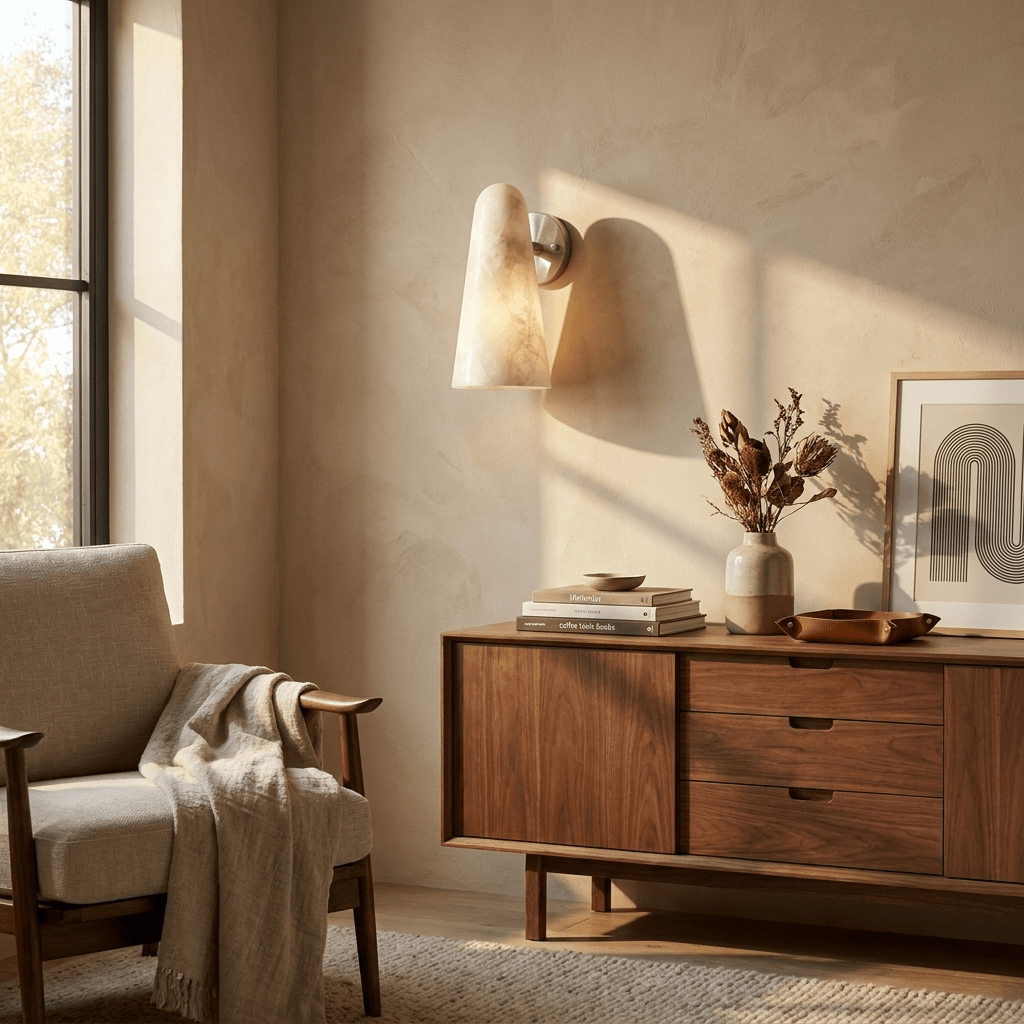 White Cone Sconce — Wall Sconce | Maison Monashee — view 9
