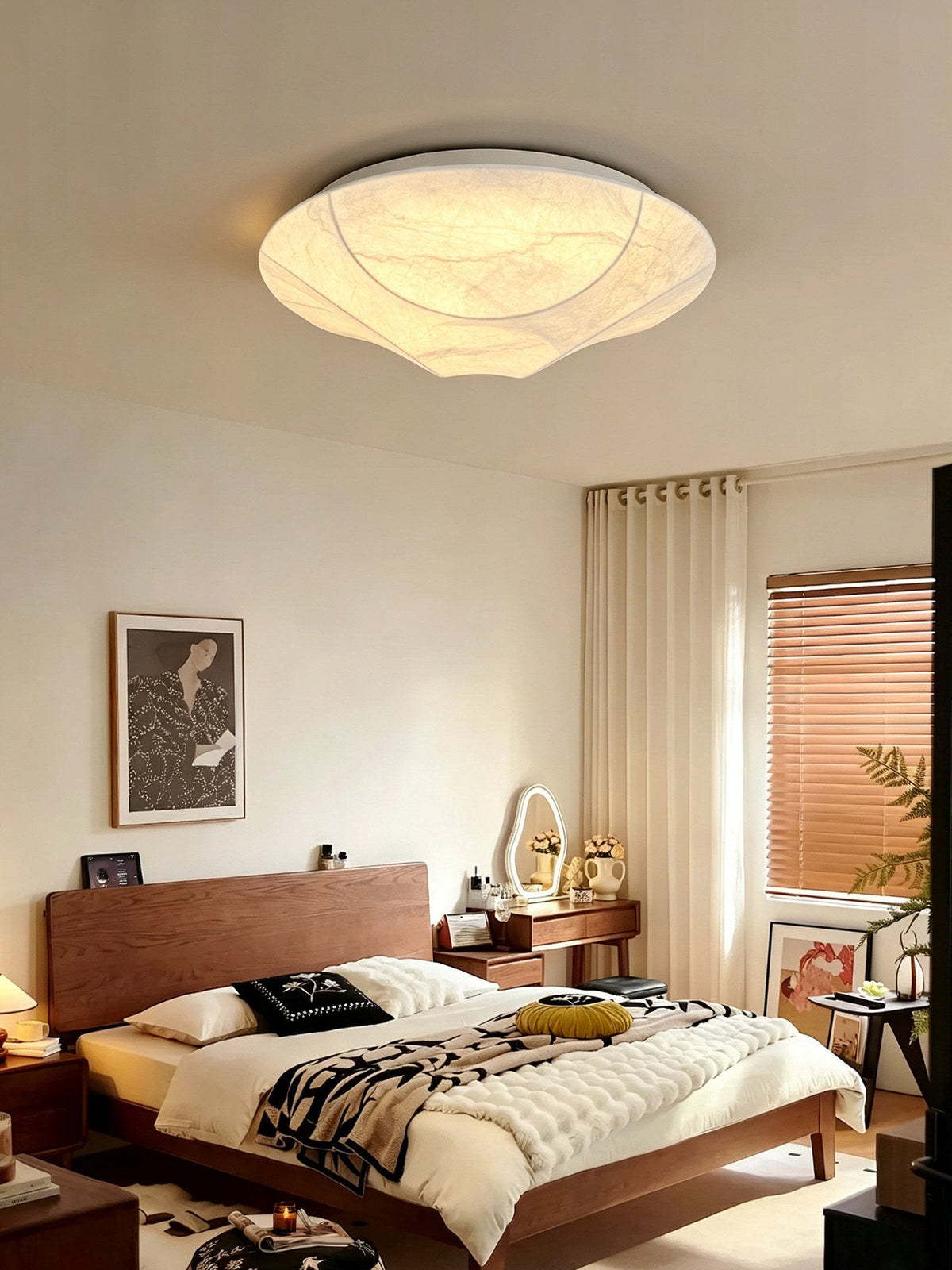 Sculptural Flush Mount Light — Ceiling Light | Maison Monashee — view 6