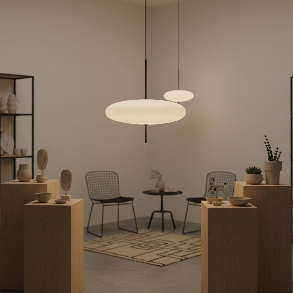 Bola Disc Pendant Light — Pendant Light | Maison Monashee — view 7