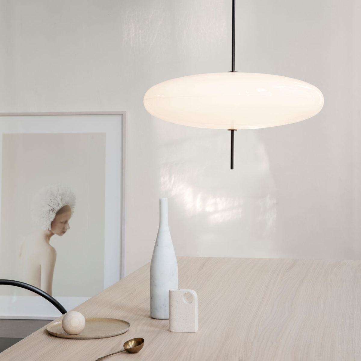 Bola Disc Pendant Light — Pendant Light | Maison Monashee — view 5