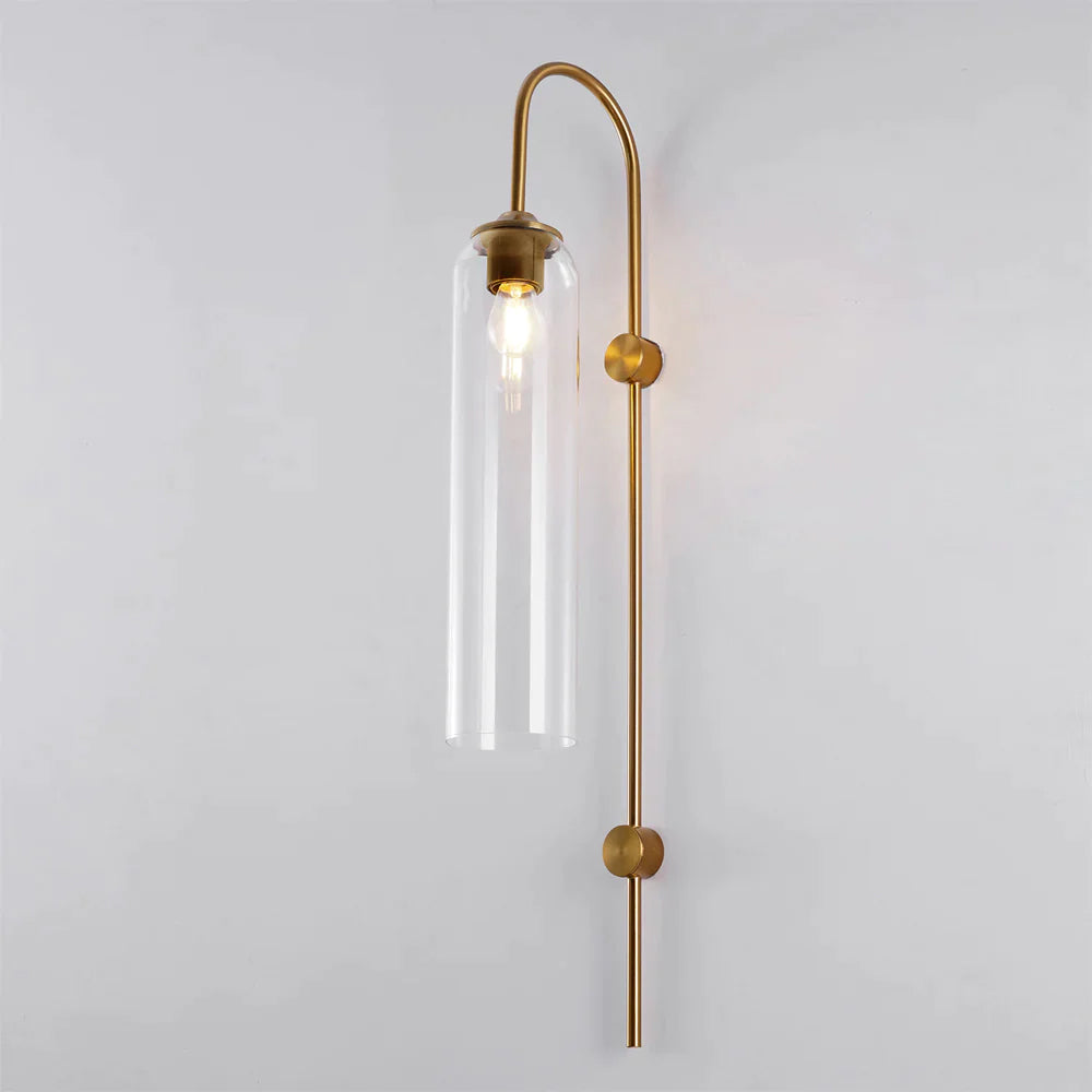 Glass Cylinder Wall Sconce — Wall Sconce | Maison Monashee — view 64
