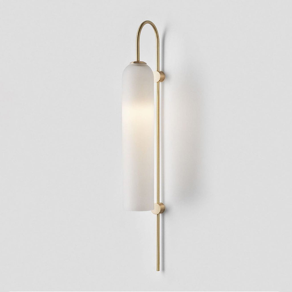 Glass Cylinder Wall Sconce — Wall Sconce | Maison Monashee — view 58