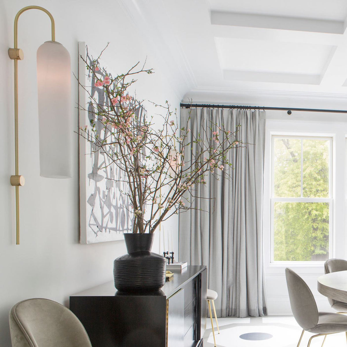 Glass Cylinder Wall Sconce — Wall Sconce | Maison Monashee — view 48