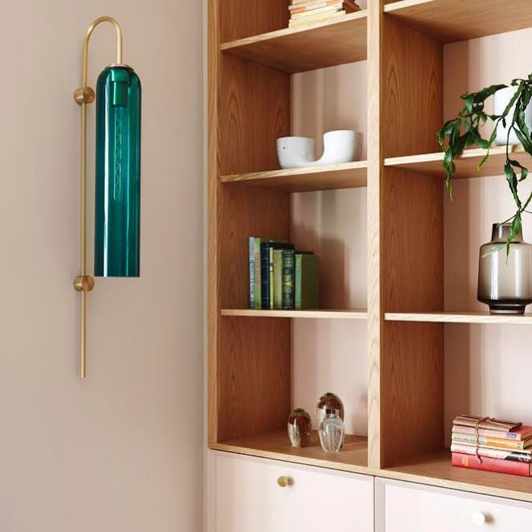 Glass Cylinder Wall Sconce — Wall Sconce | Maison Monashee — view 10