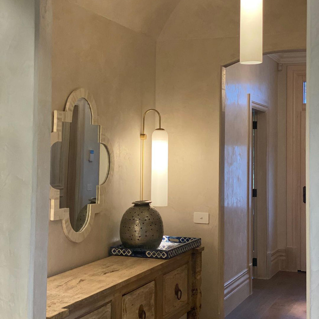 Glass Cylinder Wall Sconce — Wall Sconce | Maison Monashee — view 50