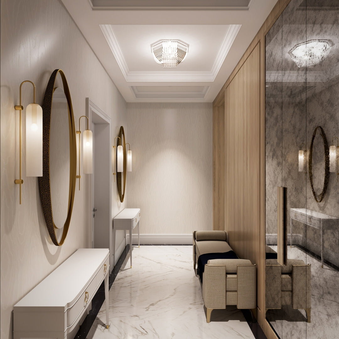 Glass Cylinder Wall Sconce — Wall Sconce | Maison Monashee — view 52