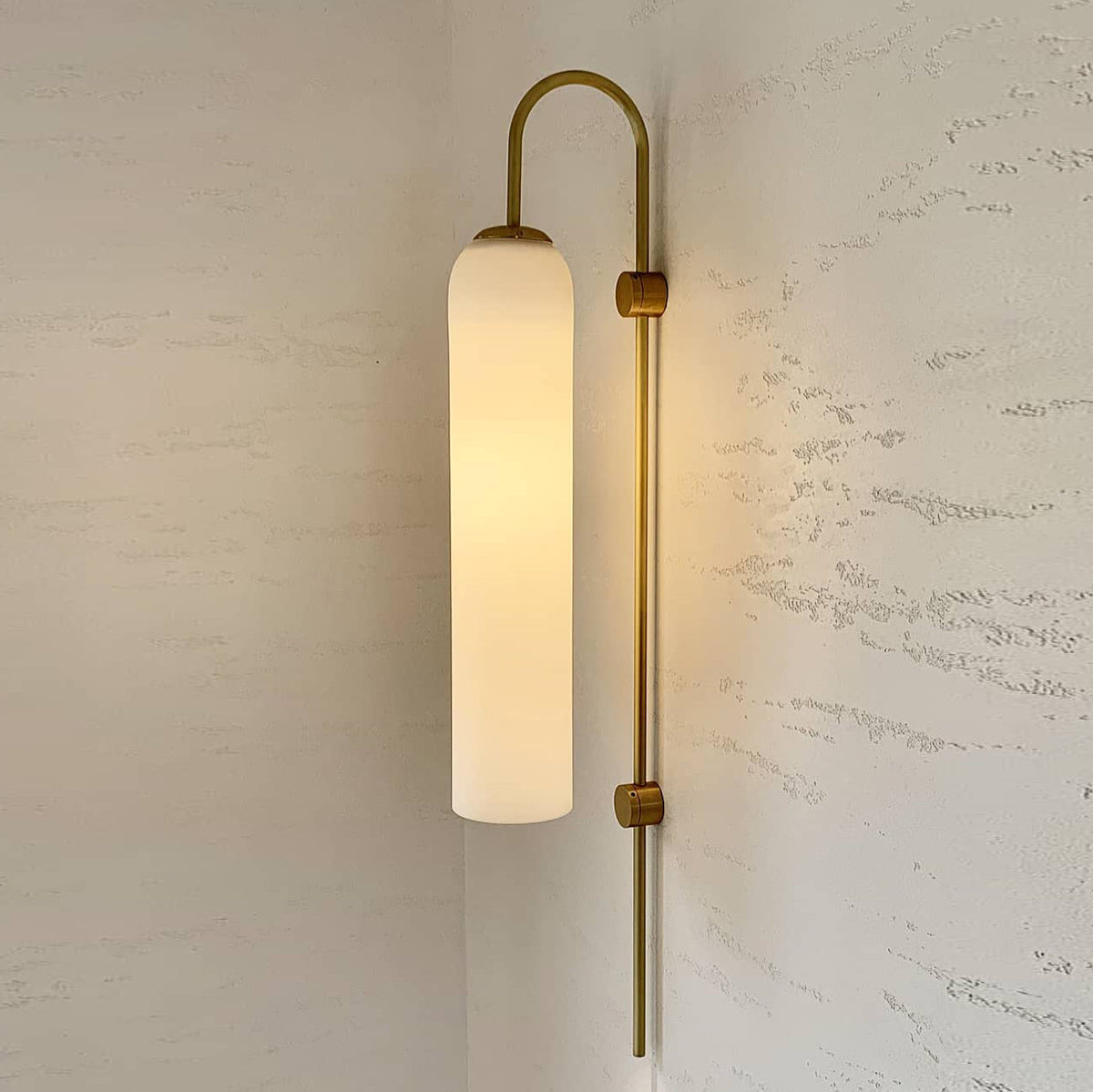 Glass Cylinder Wall Sconce — Wall Sconce | Maison Monashee — view 8
