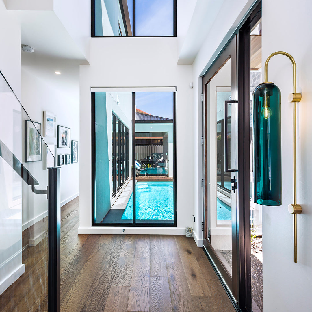 Glass Cylinder Wall Sconce — Wall Sconce | Maison Monashee — view 55