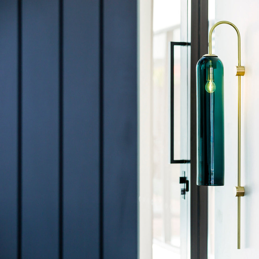 Glass Cylinder Wall Sconce — Wall Sconce | Maison Monashee — view 41