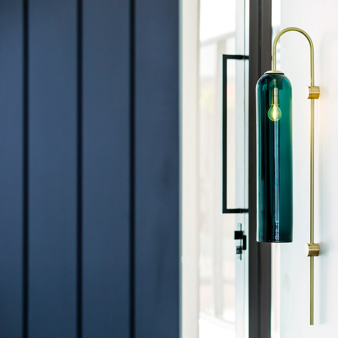 Glass Cylinder Wall Sconce — Wall Sconce | Maison Monashee — view 41