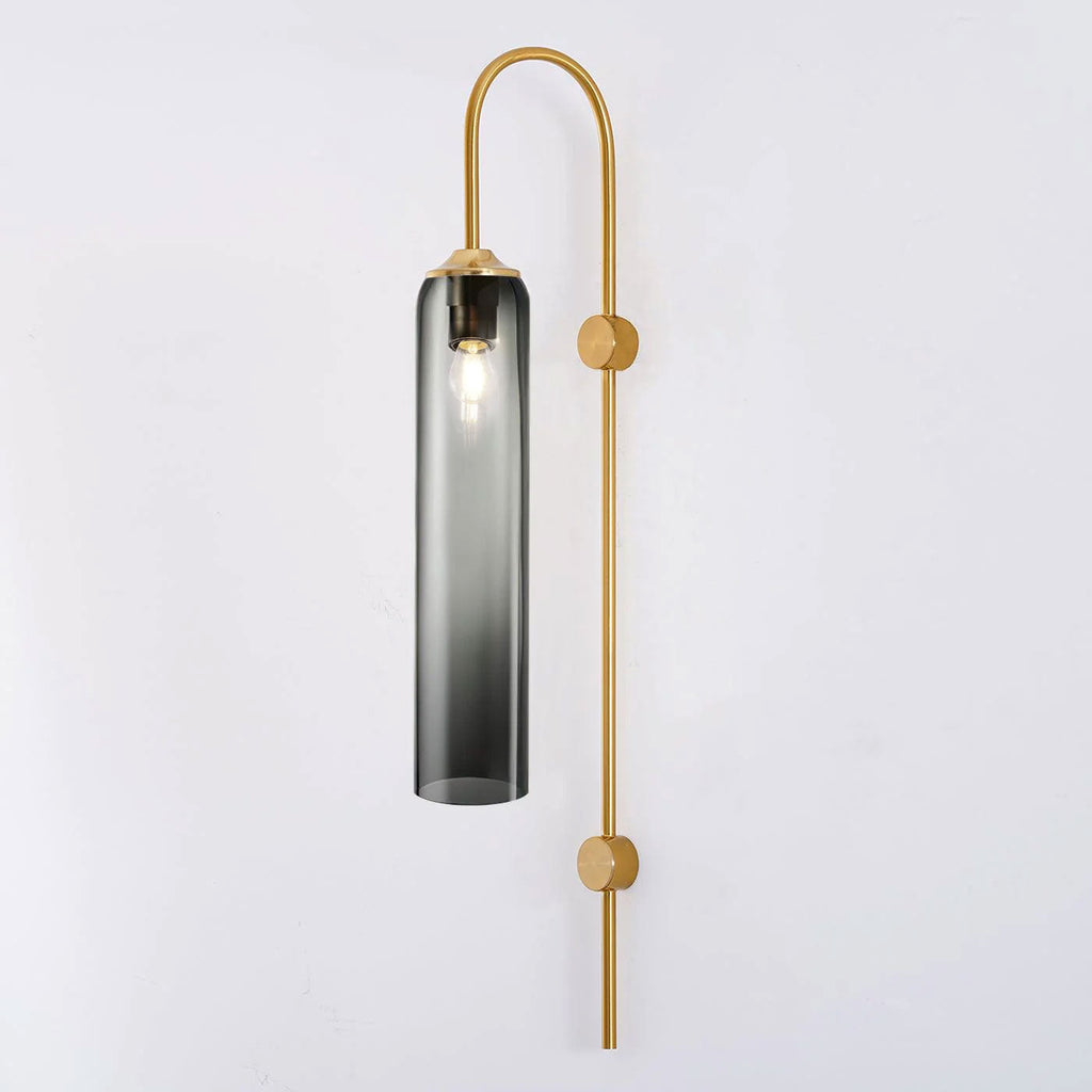 Glass Cylinder Wall Sconce — Wall Sconce | Maison Monashee — view 57
