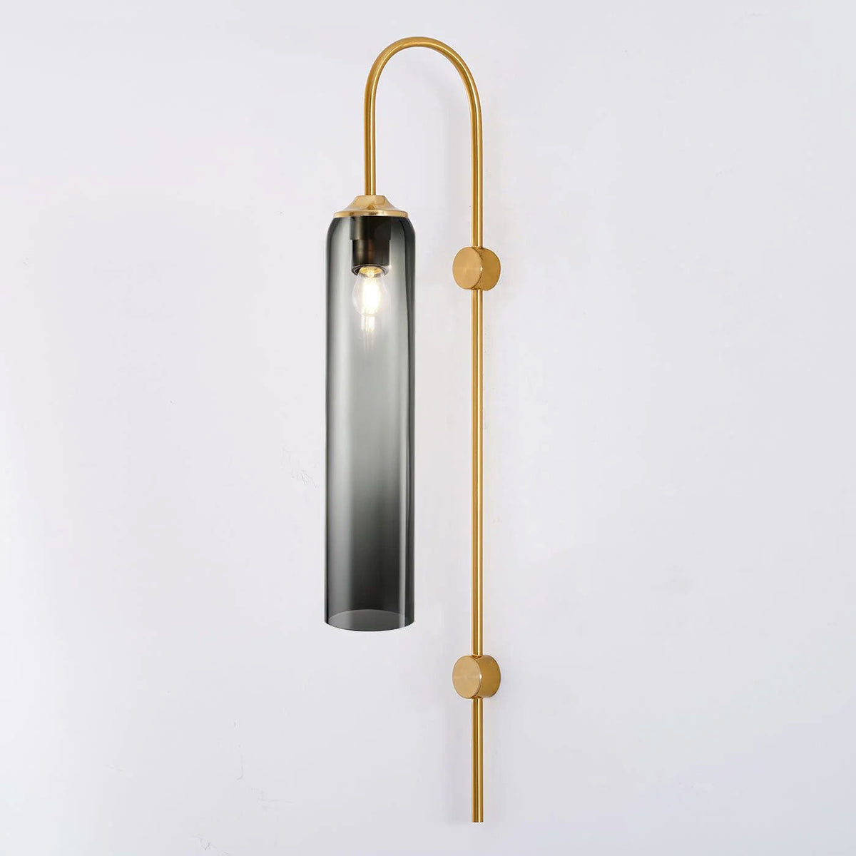 Glass Cylinder Wall Sconce — Wall Sconce | Maison Monashee — view 57