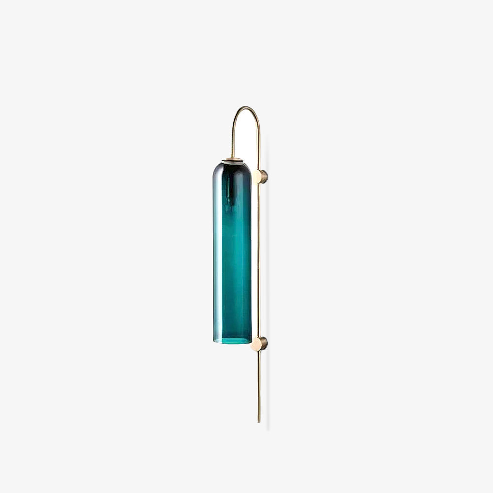 Glass Cylinder Wall Sconce — Wall Sconce | Maison Monashee — view 17