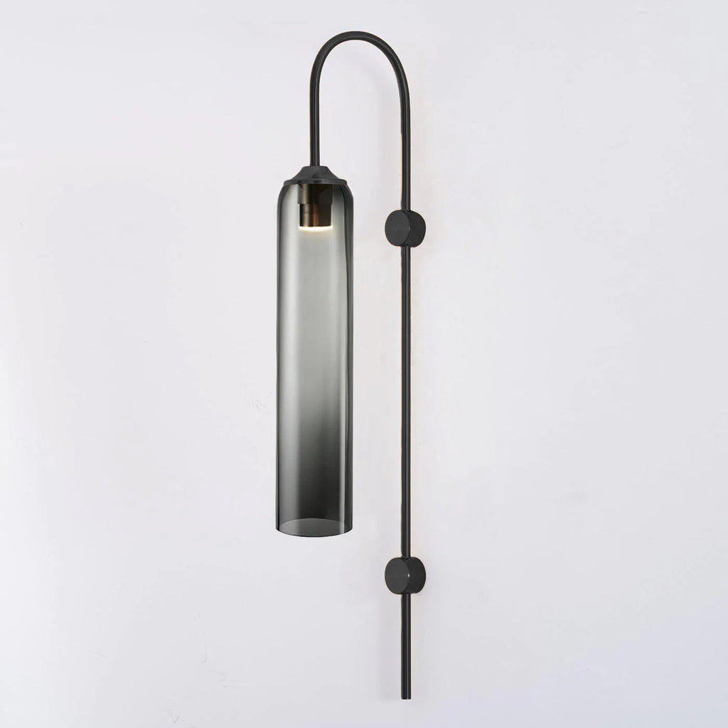 Glass Cylinder Wall Sconce — Wall Sconce | Maison Monashee — view 36