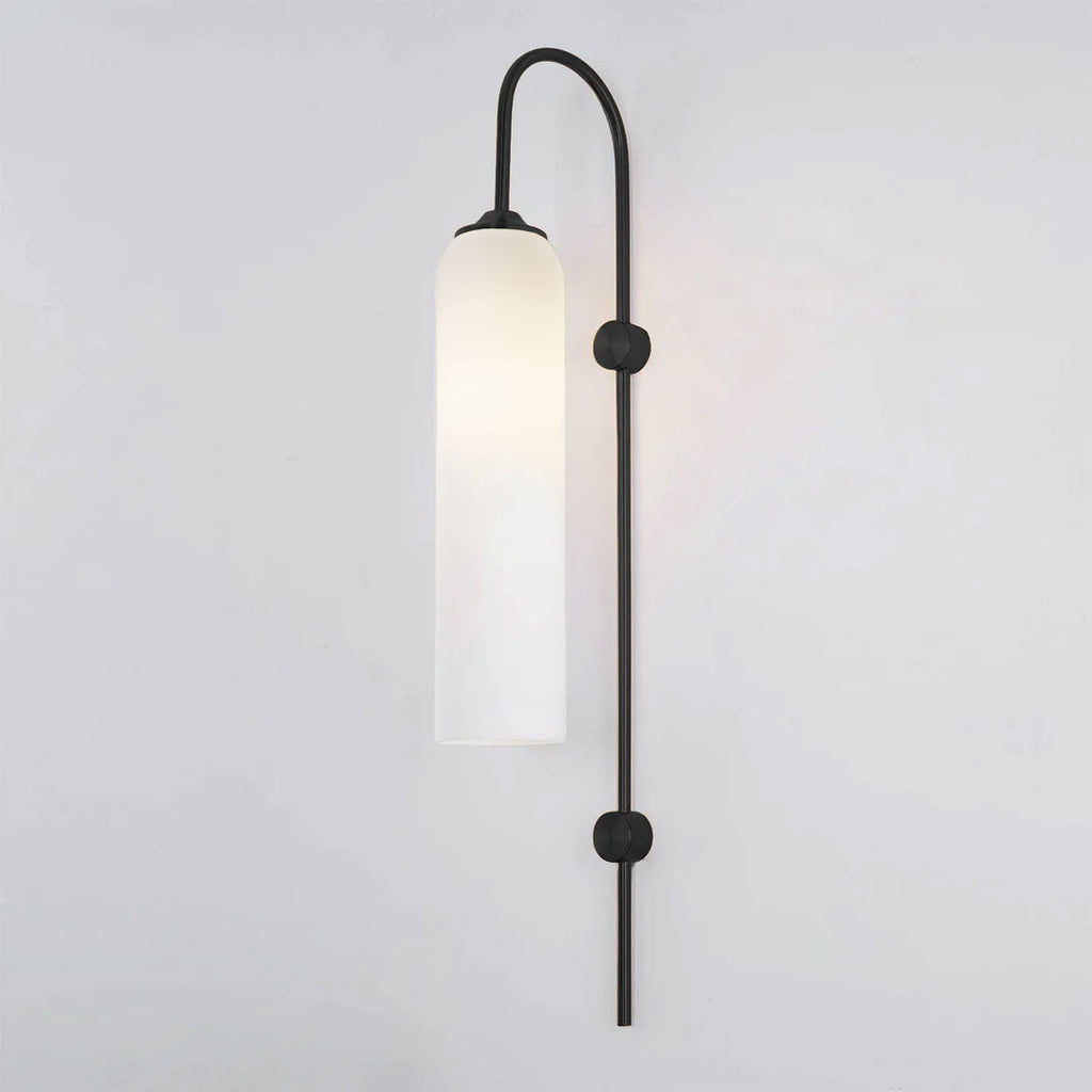 Glass Cylinder Wall Sconce — Wall Sconce | Maison Monashee — view 75