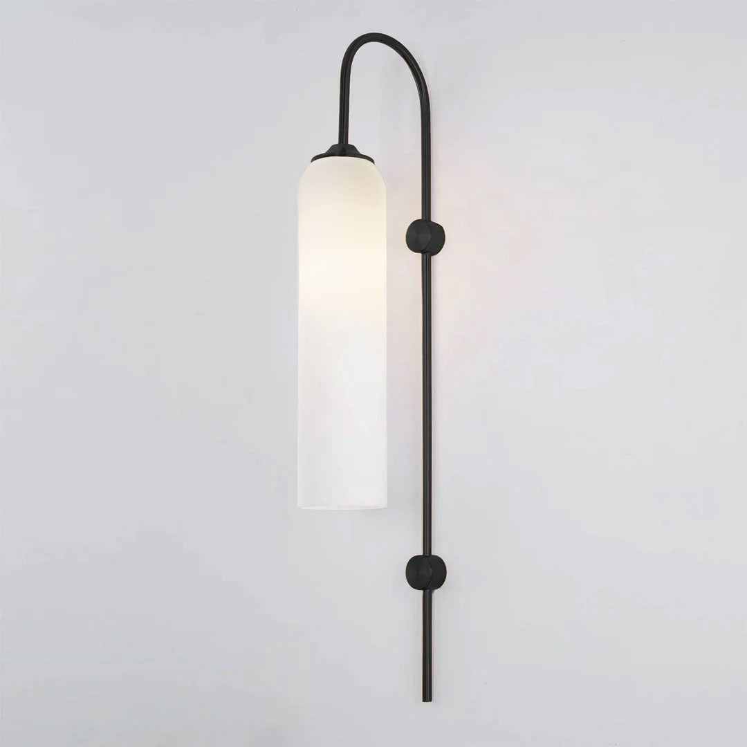 Glass Cylinder Wall Sconce — Wall Sconce | Maison Monashee — view 75