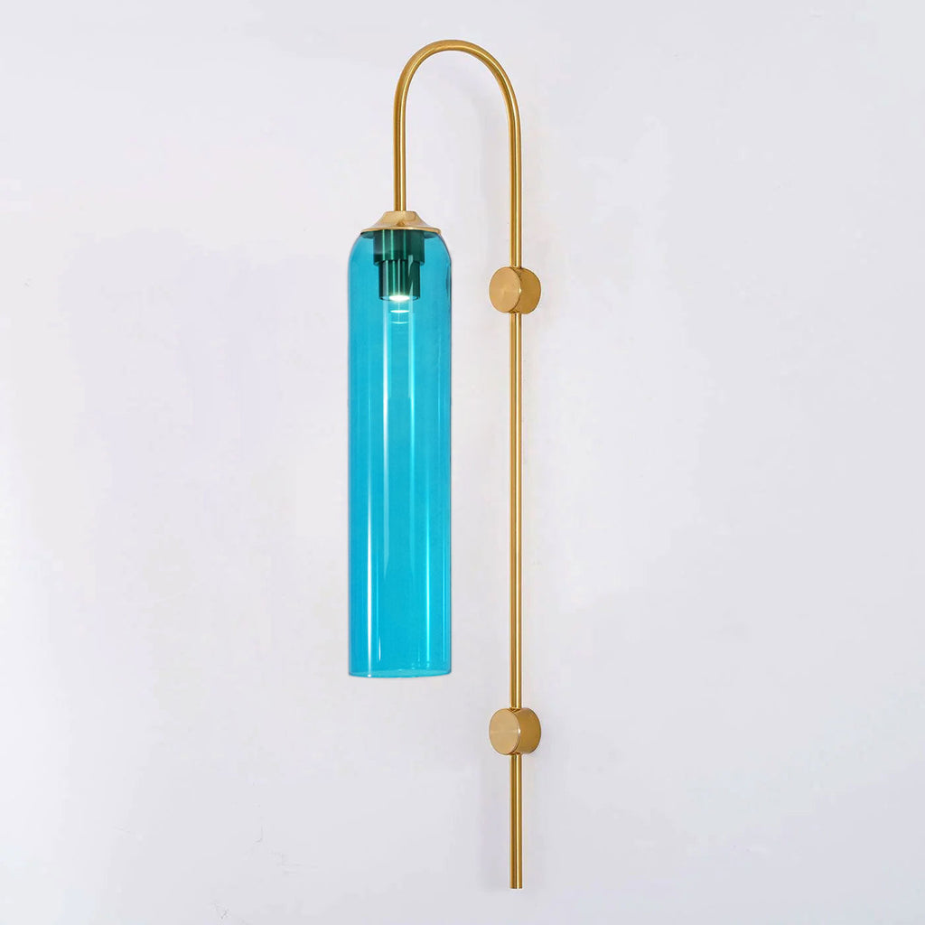 Glass Cylinder Wall Sconce — Wall Sconce | Maison Monashee — view 76