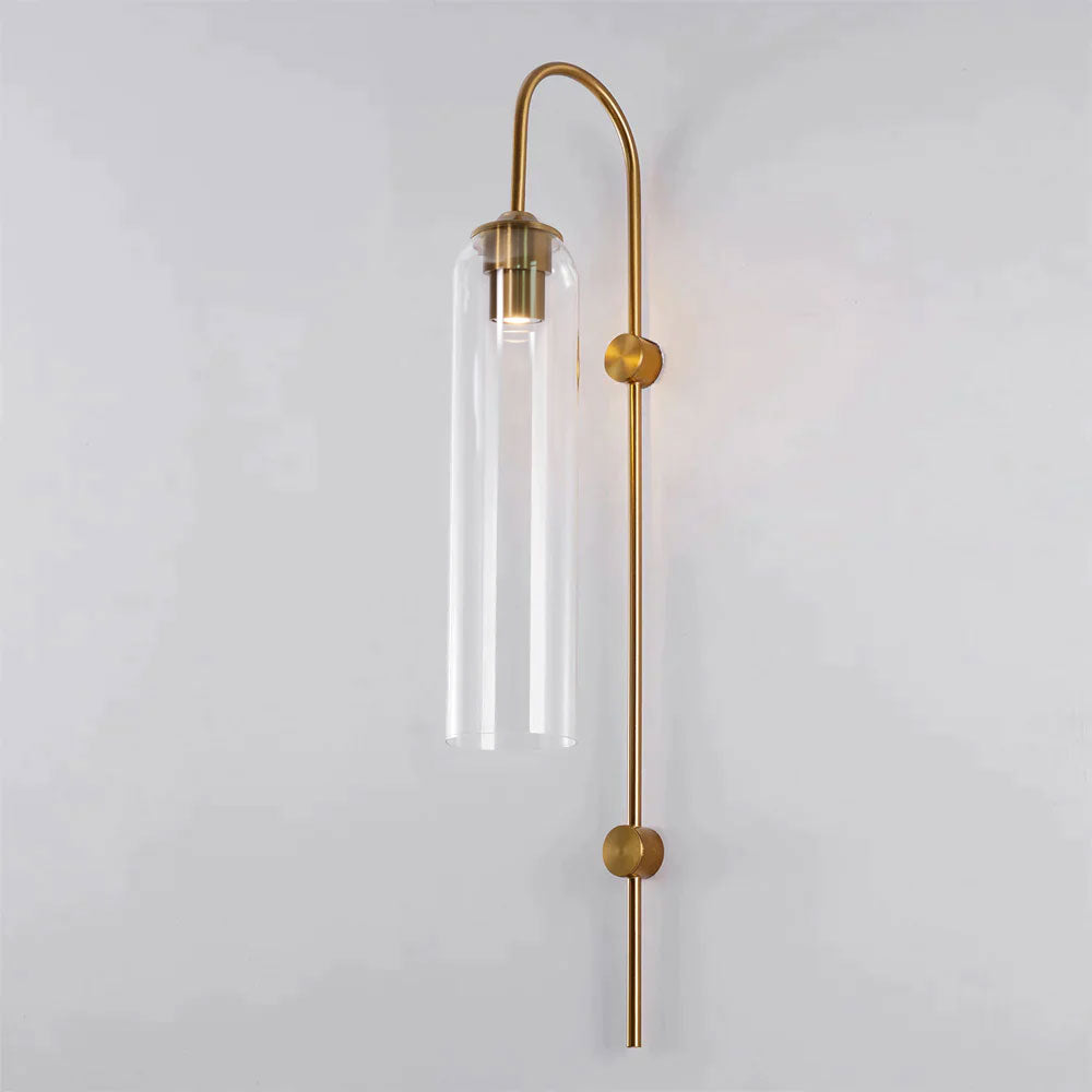 Glass Cylinder Wall Sconce — Wall Sconce | Maison Monashee — view 66
