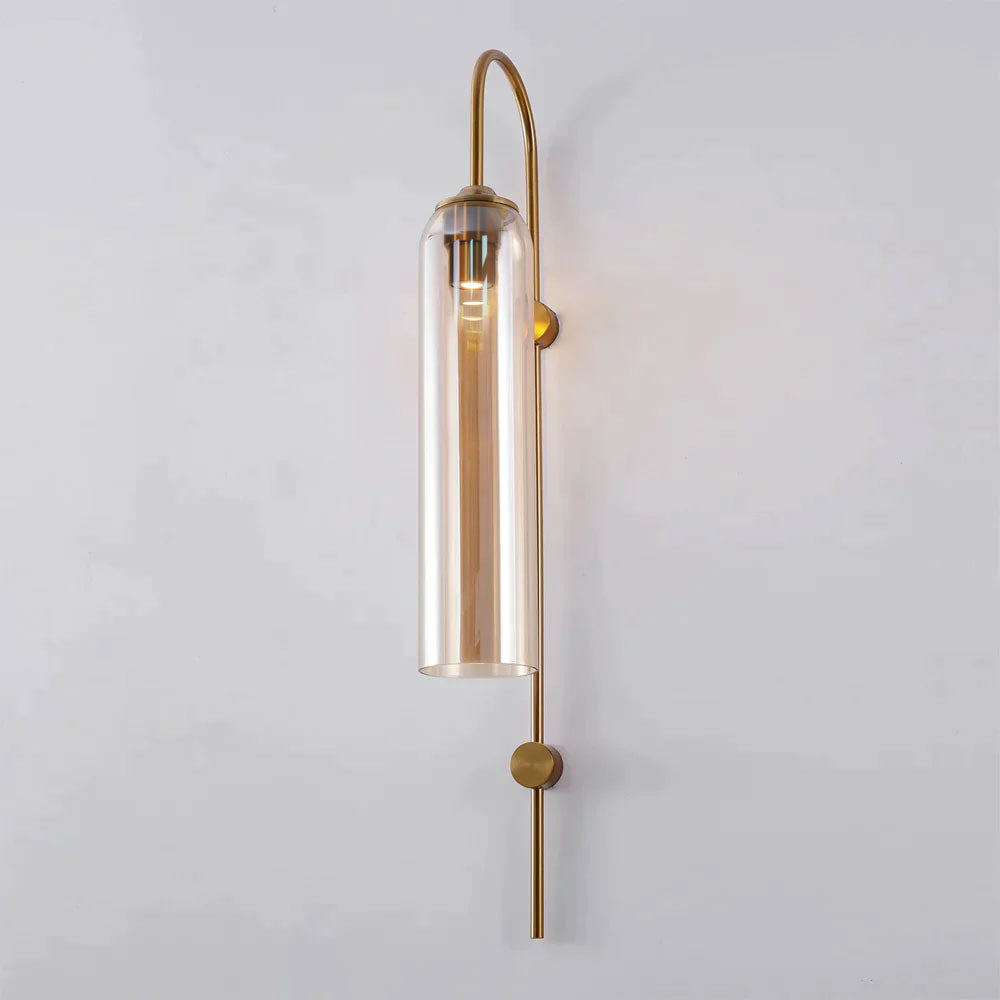 Glass Cylinder Wall Sconce — Wall Sconce | Maison Monashee — view 68