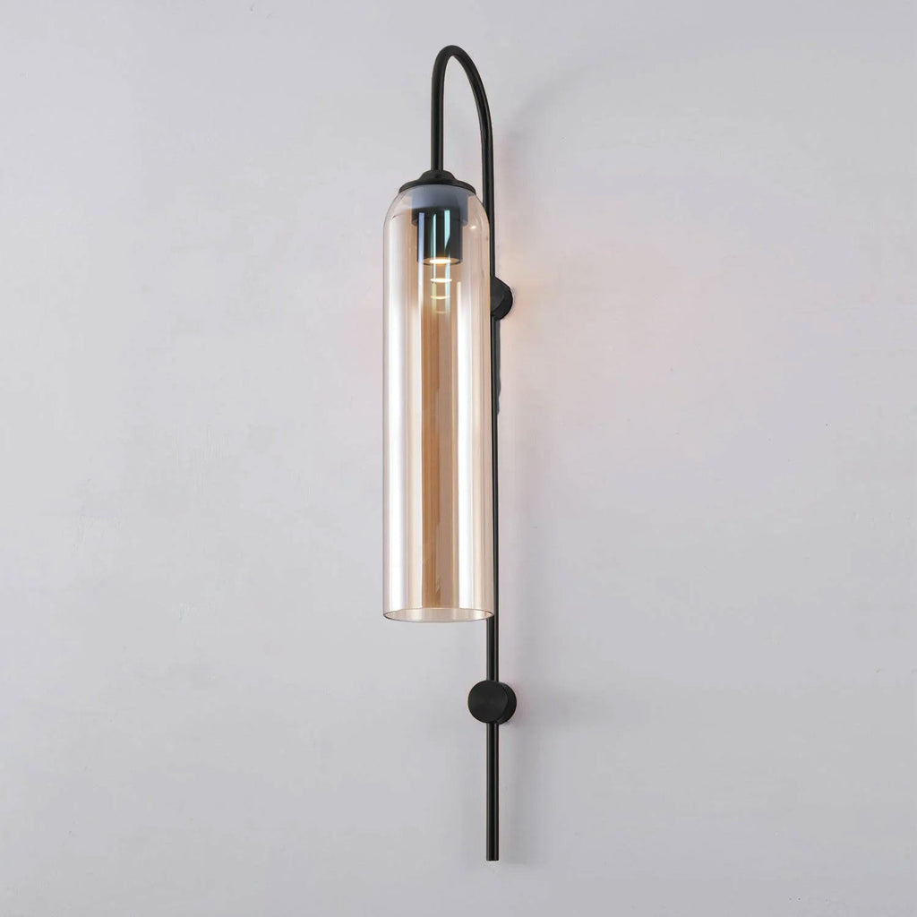Glass Cylinder Wall Sconce — Wall Sconce | Maison Monashee — view 69