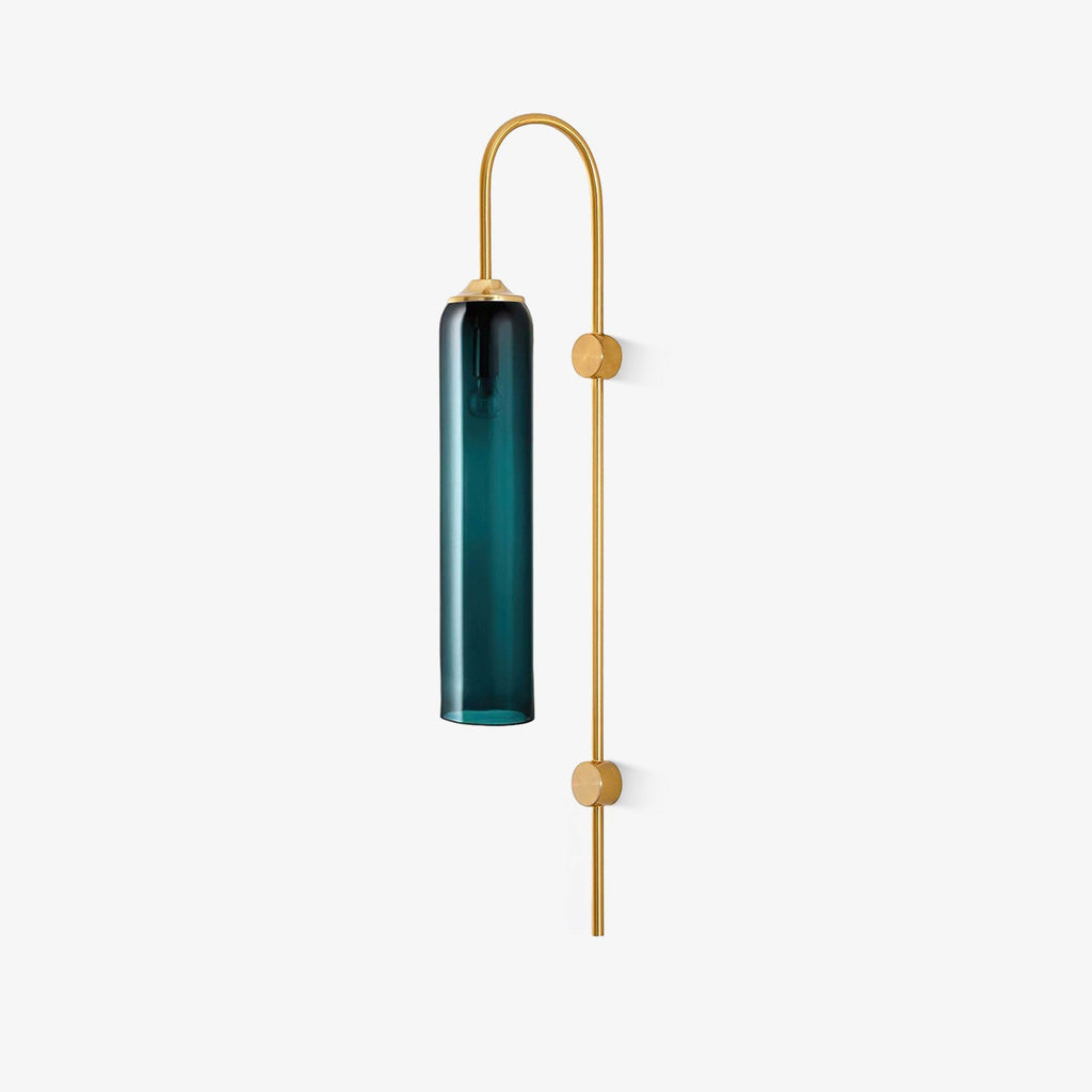 Glass Cylinder Wall Sconce — Wall Sconce | Maison Monashee — view 22