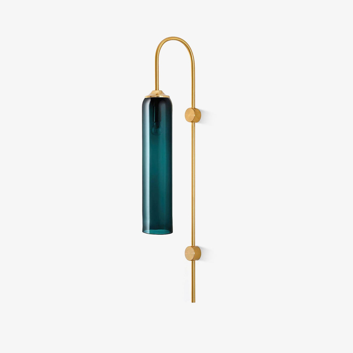 Glass Cylinder Wall Sconce — Wall Sconce | Maison Monashee — view 22