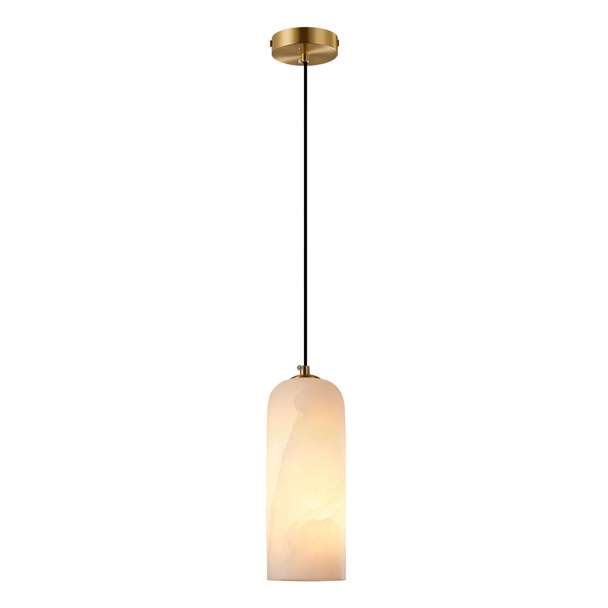 Modern Alabaster Pendant Light — Pendant Light | Maison Monashee — view 18