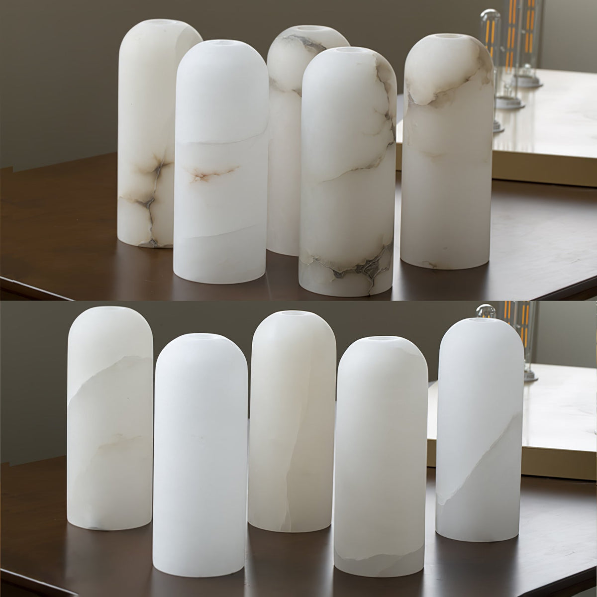 Alabaster Vanity Sconce — Wall Sconce | Maison Monashee — view 9