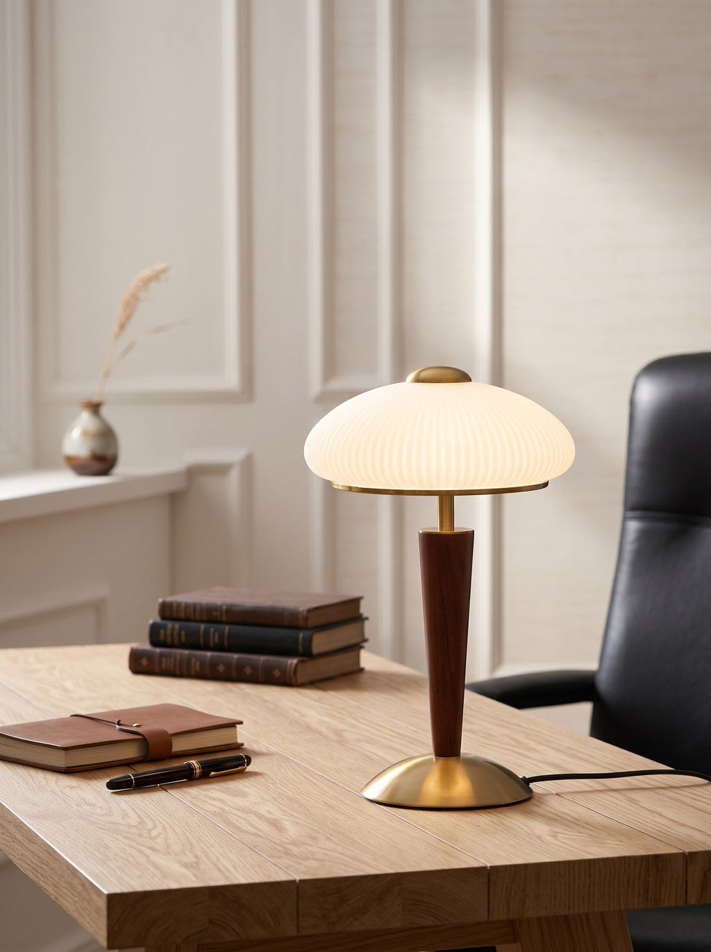 Mid-Century Mushroom Table Lamp — Table Lamp | Maison Monashee — view 8