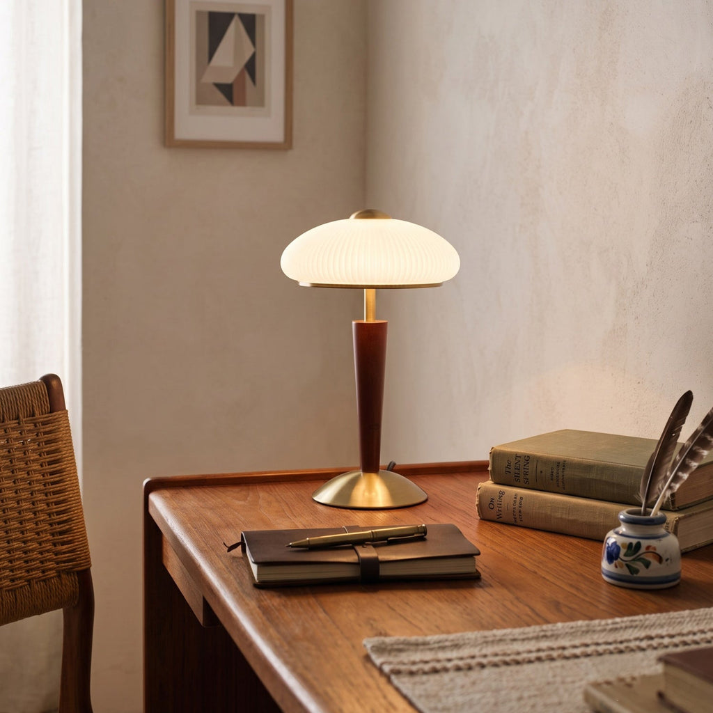 Mid-Century Mushroom Table Lamp — Table Lamp | Maison Monashee — view 4