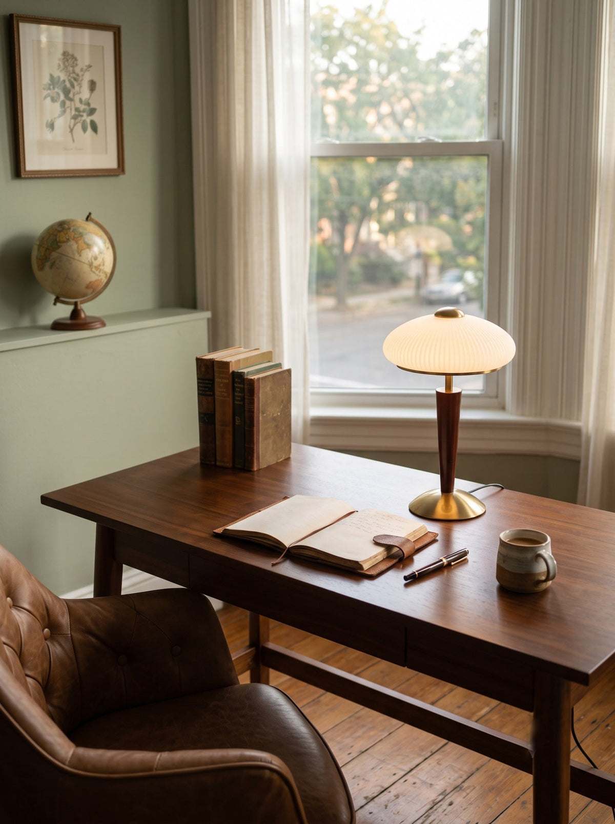 Mid-Century Mushroom Table Lamp — Table Lamp | Maison Monashee — view 12