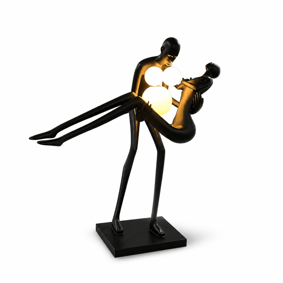 Square Base Floor Lamp — Floor Lamp | Maison Monashee — view 6
