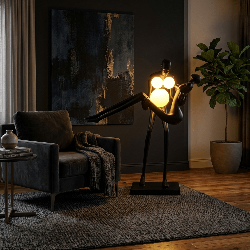 Square Base Floor Lamp — Floor Lamp | Maison Monashee — view 10