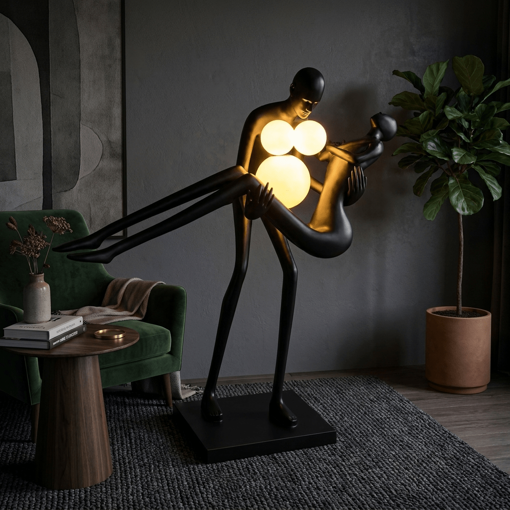 Square Base Floor Lamp — Floor Lamp | Maison Monashee — view 7