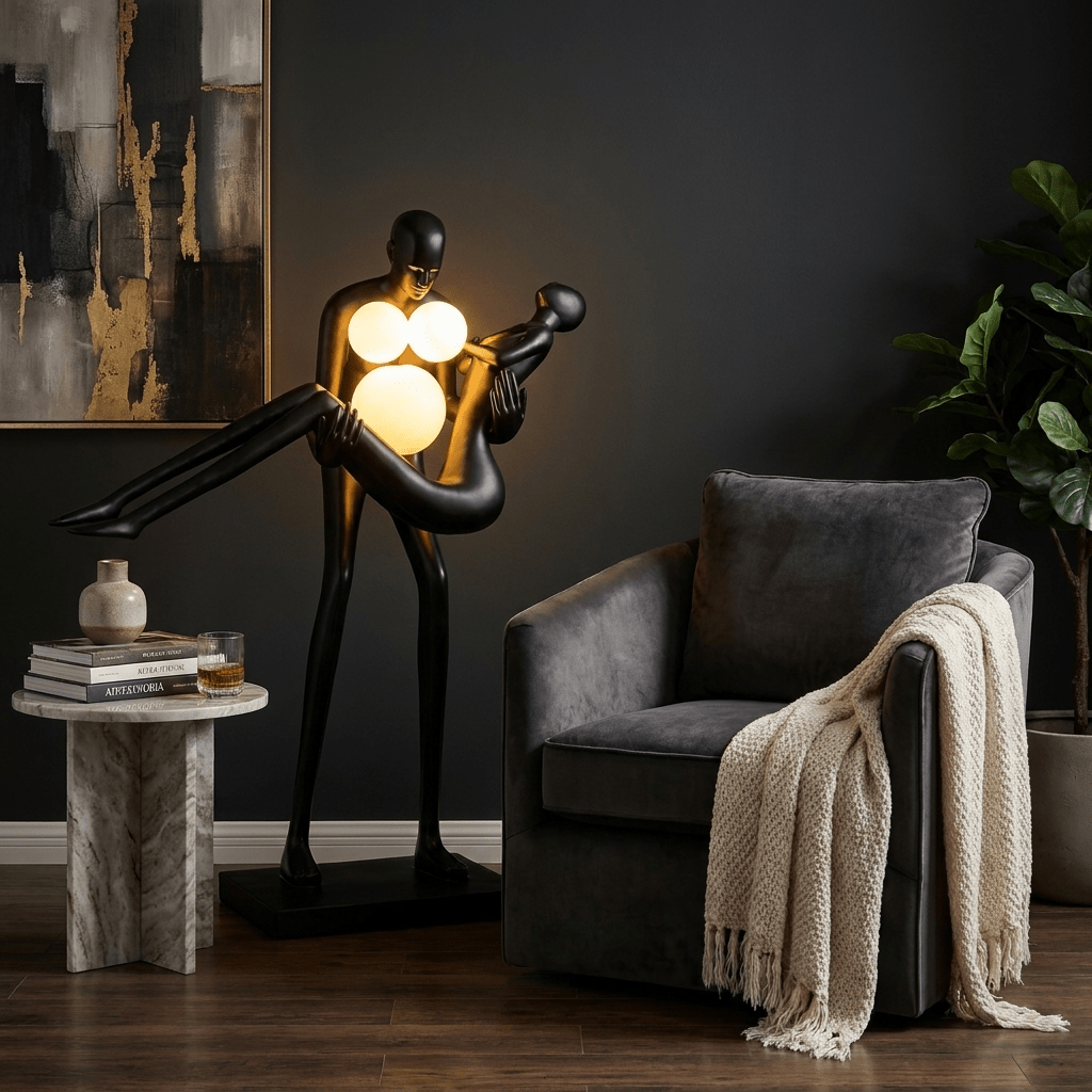 Square Base Floor Lamp — Floor Lamp | Maison Monashee — view 9
