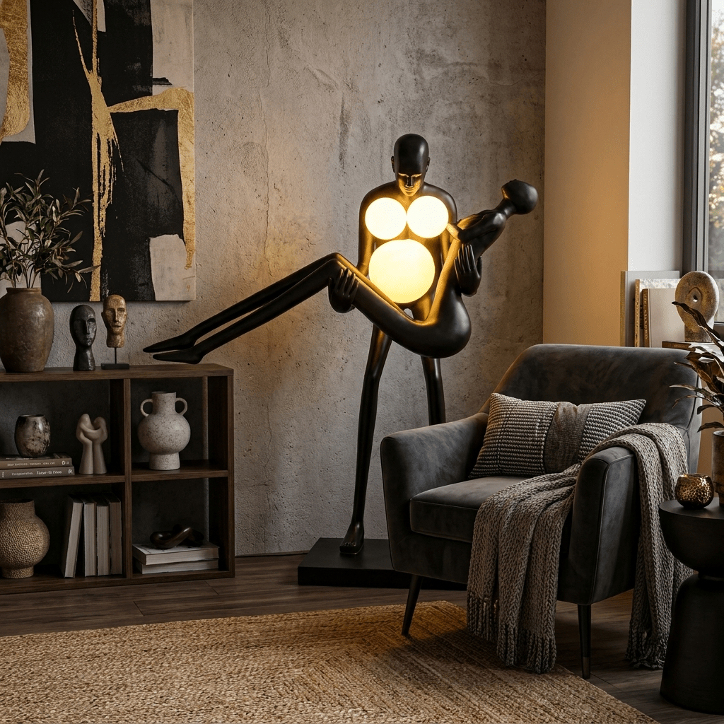 Square Base Floor Lamp — Floor Lamp | Maison Monashee — view 2