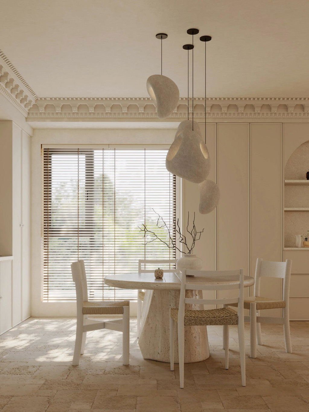 Ceiling Pendant Light White — Pendant Light | Maison Monashee — view 10