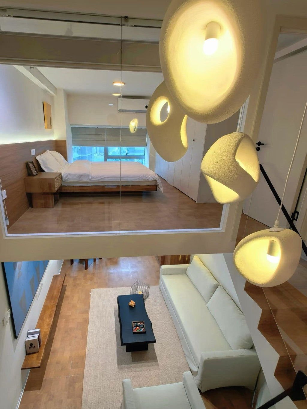 Ceiling Pendant Light White — Pendant Light | Maison Monashee — view 8