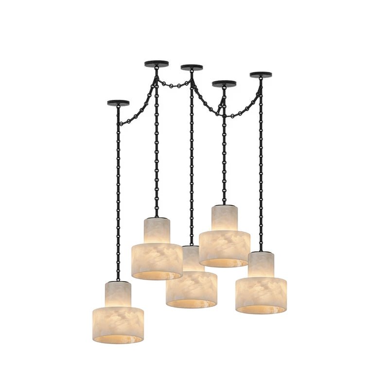 Black Metal Drum Pendant Light — Pendant Light | Maison Monashee — view 15