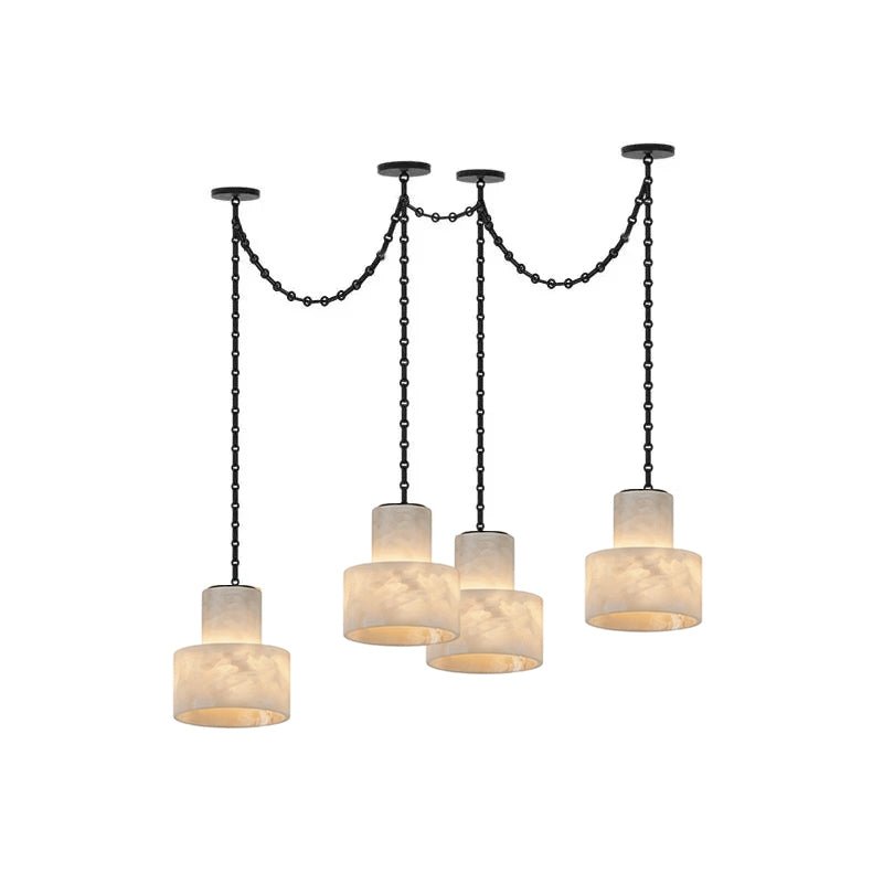 Black Metal Drum Pendant Light — Pendant Light | Maison Monashee — view 13