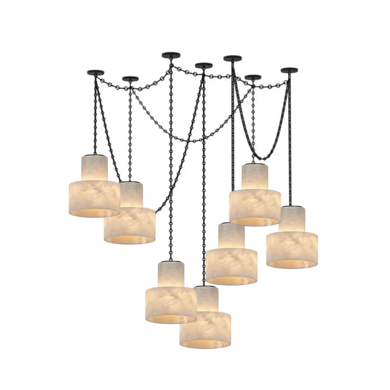 Black Metal Drum Pendant Light — Pendant Light | Maison Monashee — view 14