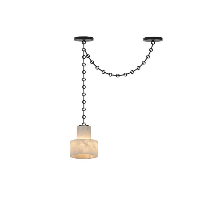 Black Metal Drum Pendant Light — Pendant Light | Maison Monashee — view 9